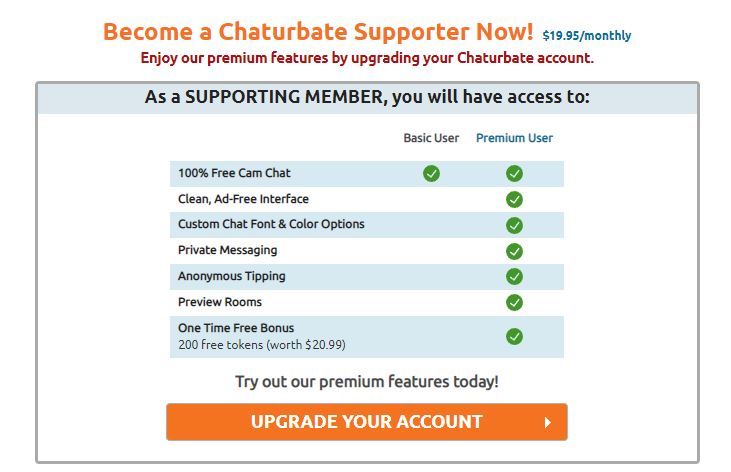 Chaturbate Supporter